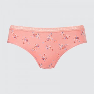 Light Orange Women Uniqlo Mid-rise Underwear | USA GWRDU-0817