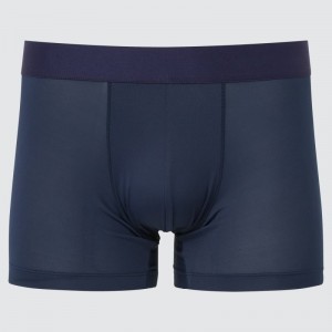 Navy Men Uniqlo Airism Low-rise Boxer Briefs | USA FKQNP-1874