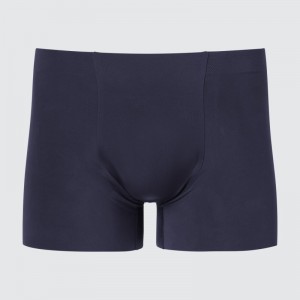 Navy Men Uniqlo Airism Ultra Seamless Boxer Briefs | USA ROGVY-9820