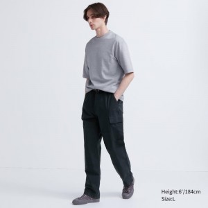 Navy Men Uniqlo Cargo Pants | USA BPRGT-9216