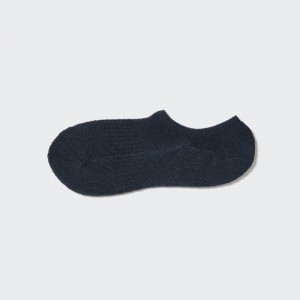 Navy Men Uniqlo Pile Low Cut Socks | USA NVRWL-3681