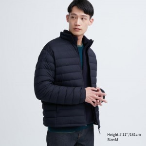 Navy Men Uniqlo Ultra Light Down Jackets | USA DLNRP-4569