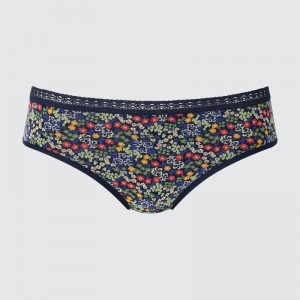 Navy Women Uniqlo Mid-rise Underwear | USA ROUWB-8562