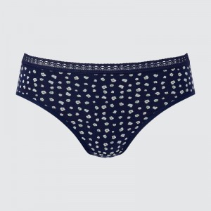 Navy Women Uniqlo Mid-rise Underwear | USA RTKWC-0135