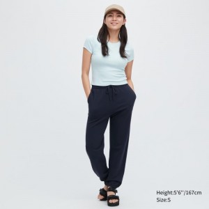 Navy Women Uniqlo Sweatpants Sweatpants | USA IGOCK-2341