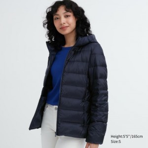 Navy Women Uniqlo Ultra Light Down Parka | USA LCPXW-5849