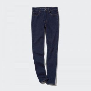 Navy Women Uniqlo Ultra Stretch High-rise Skinny-fit Jeans | USA VYSID-5864