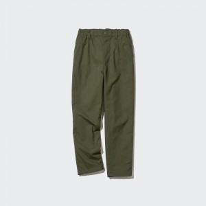 Olive Kids Uniqlo Stretch Warm Lined Pants | USA ZSTQO-3410