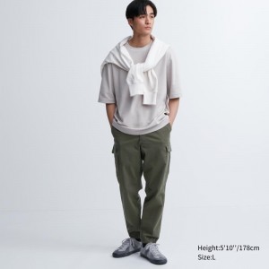 Olive Men Uniqlo Cargo Jogger | USA KXRZG-7614