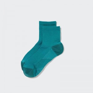 Olive Men Uniqlo Sports Half Socks | USA SCJHR-7913