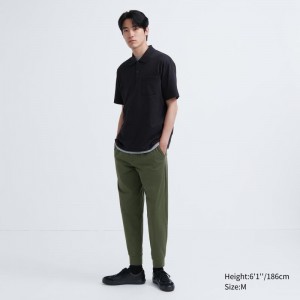 Olive Men Uniqlo Ultra Stretch Dry-ex Jogger | USA MYASK-1980