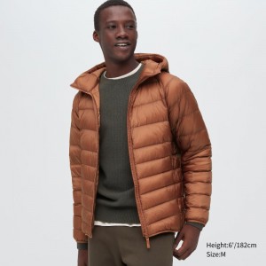 Orange Men Uniqlo Ultra Light Down (3d Cut) (2022 Edition) Parka | USA JOXWE-6837