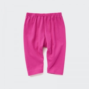 Pink Baby Uniqlo Relaxed-fit Cropped Leggings | USA IXLHT-0239