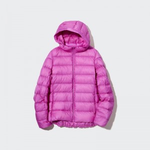 Pink Women Uniqlo Ultra Light Down Parka | USA FYLDN-4307