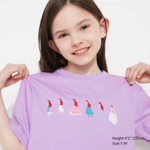 Purple Kids Uniqlo Utgp2023: Magic For All Ut (Short-sleeve Graphic) (Juri Hosoi) T Shirts | USA QUEXM-3057