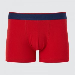 Red Men Uniqlo Low-rise Cotton Boxer Briefs | USA EQYXG-9620