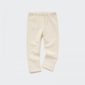 White Baby Uniqlo Fleece Leggings | USA MTIOB-4215