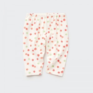 White Baby Uniqlo Relaxed-fit Cropped Leggings | USA TJEZL-4503