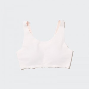 White Kids Uniqlo Airism Bras | USA CTQBJ-6391