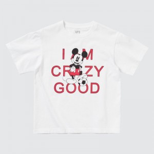 White Kids Uniqlo Magic For All Favorites Ut (Short-sleeve Graphic) T Shirts | USA KNMLA-6043