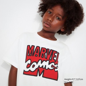 White Kids Uniqlo Magic For All Timeless Favorites Ut (Short-sleeve Graphic) T Shirts | USA ZFSIG-6138