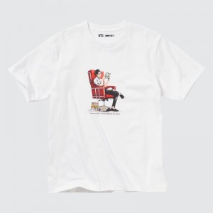 White Men Uniqlo Attack On Titan Ut (Short-sleeve Graphic) (The Captain Levi) T Shirts | USA UCEMN-8516