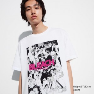 White Men Uniqlo Bleach: Thousand-year Blood War Ut (Short-sleeve Graphic) T Shirts | USA YHANT-9032