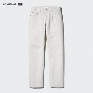 White Men Uniqlo Classic Cut (Helmut Lang) Jeans | USA KZHRU-4580