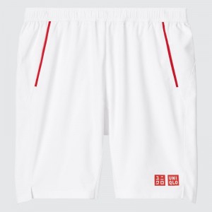 White Men Uniqlo Dry (Kei Nishikori) Shorts | USA JVUHZ-2047