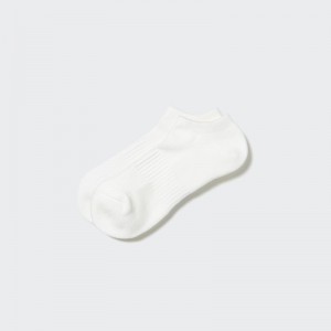 White Men Uniqlo Heattech Pile Short Socks | USA KDHCX-6315