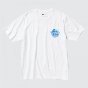 White Men Uniqlo Peace For All Ut (Gordon Reid) (Short-sleeve Graphic) T Shirts | USA OUCRE-1935