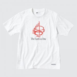 White Men Uniqlo Peace For All Ut (Tadao Ando) (Short-sleeve Graphic) T Shirts | USA ECBOK-9214