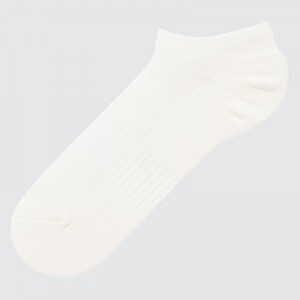 White Men Uniqlo Pile Mesh Short Socks | USA ERZBI-8490