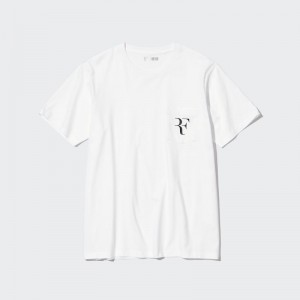 White Men Uniqlo Rf Short-sleeve Graphic T Shirts | USA YTHGA-5908