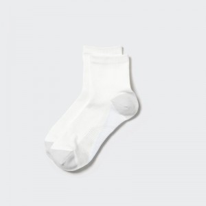 White Men Uniqlo Sports Half Socks | USA IUEPN-5487