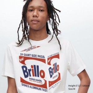 White Men Uniqlo Ut Archive Ut (Short Sleeve Graphic) (Andy Warhol) T Shirts | USA WBNYD-1879