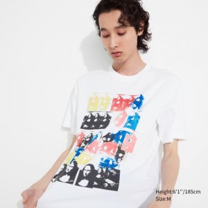 White Men Uniqlo Ut Archive Ut (Short Sleeve Graphic) (Andy Warhol) T Shirts | USA PBFTE-2079