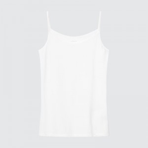 White Women Uniqlo Airism Camisole Tops | USA PYKLV-9205