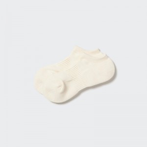 White Women Uniqlo Heattech Short Socks | USA NAWCJ-7842