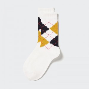 White Women Uniqlo Heattech Socks | USA SLUQJ-3047