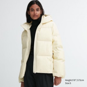 White Women Uniqlo Seamless Down Parka | USA LVIRF-8425