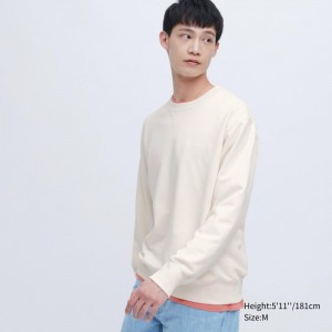 White Women Uniqlo Sweatshirt | USA AYIUL-7681