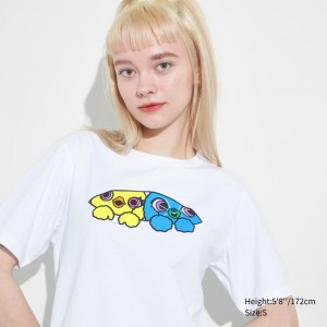 White Women Uniqlo Utgp2023: Magic For All Ut (Short-sleeve Graphic) (Kaede Matsumoto) T Shirts | USA BJYXV-0316