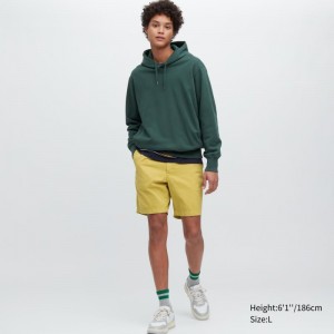 Yellow Men Uniqlo Chino (7") Shorts | USA GXWEM-2957