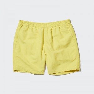 Yellow Men Uniqlo Swim Active (5.5") Shorts | USA YPMJK-7650