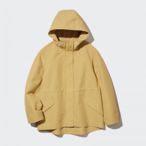 Yellow Women Uniqlo Utility Parka | USA LZVUA-9730