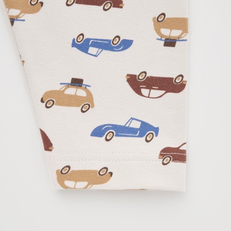 Beige Baby Uniqlo Car Relaxed-fit Leggings | USA FJZNM-8056