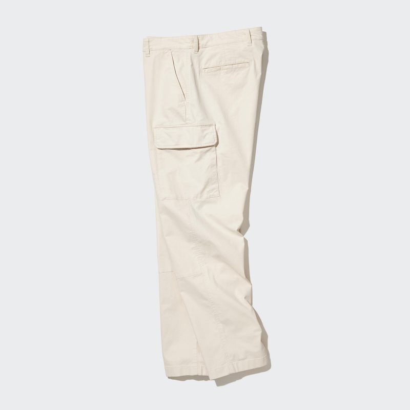 Beige Men Uniqlo Cargo Pants | USA SXBZP-8650