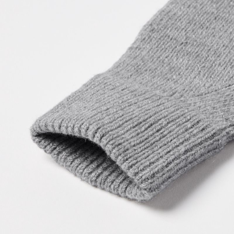 Beige Men Uniqlo Heattech Knitted Gloves | USA PEXCF-1708