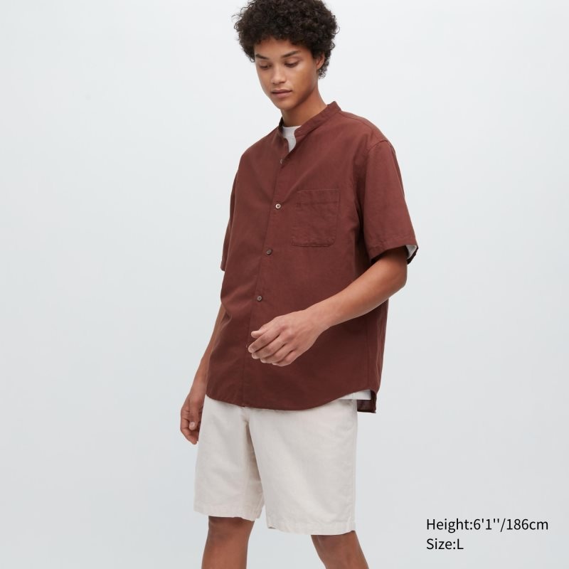 Beige Men Uniqlo Linen Blend (9.5\